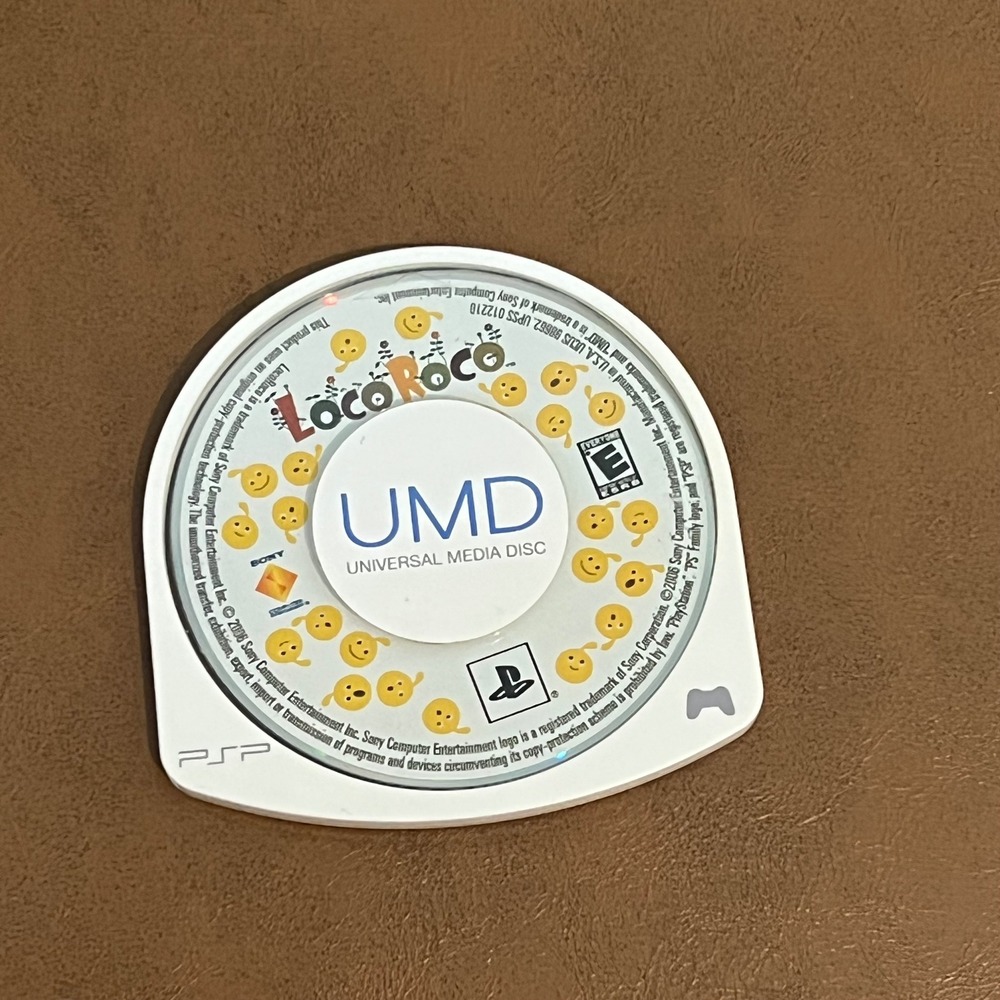 LocoRoco Sony PSP UMD Video Game Loose Disc UCJS 96602 E Rated Tested